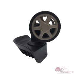 Double replacement wheels D481 for 4-wheeled hardside luggages, suitable for many brands such as Samsonite, Delsey