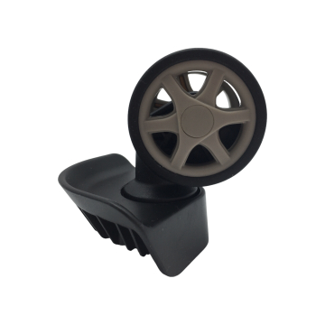 Double replacement wheels D481 for 4-wheeled hardside luggages, suitable for many brands such as Samsonite, Delsey