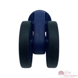 Double replacement wheels for 4-wheeled hardside luggages suitable for Delsey Moncey