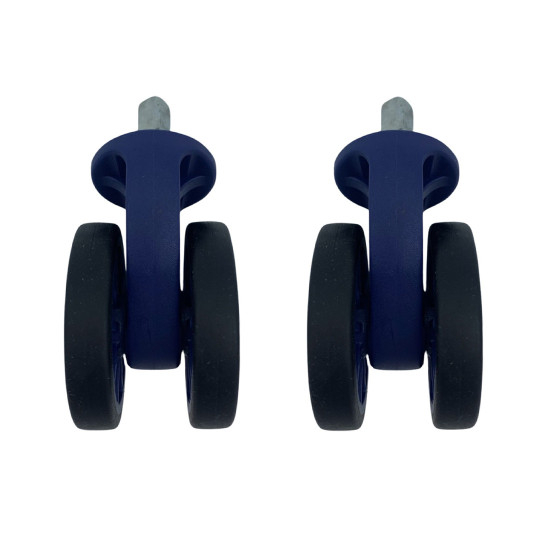 Double replacement wheels for 4wheeled hardside luggages suitable for