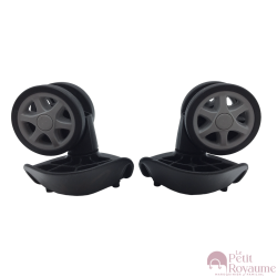 Double replacement wheels ORF for 4-wheeled hardside luggages, suitable for Samsonite Orfeo