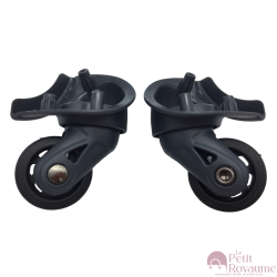 Single replacement wheels KX-B113 for 4-wheeled softside luggages, suitable for many brands such as Samsonite, Delsey