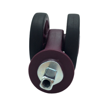 Double replacement wheels for 4-wheeled hardside luggages suitable for Delsey Moncey