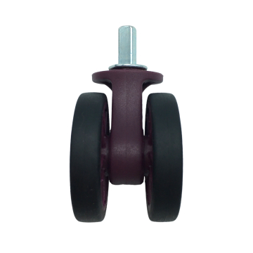Roulettes doubles diamètre 5 cm pour valises rigides compatibles avec Delsey Moncey