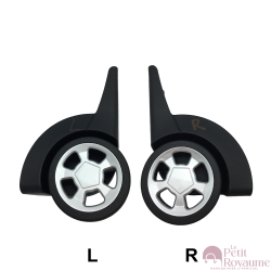 Single replacement wheels HPW50100 for 2-wheeled softside luggages or duffel bags, suitable for many brands such as Samsonite