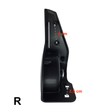 Single replacement wheels HPW50100 for 2-wheeled softside luggages or duffel bags, suitable for many brands such as Samsonite