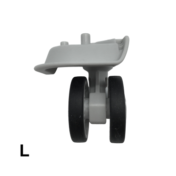 Double replacement wheels FHW607B for 4-wheeled hardside luggages, suitable for Delsey Turenne