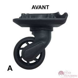 Single replacement wheels D056 for 4-wheeled softside luggages, suitable for many brands such as Samsonite