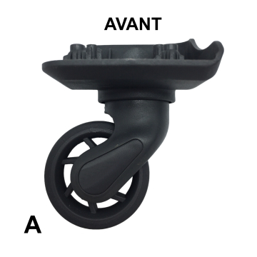 Single replacement wheels D056 for 4-wheeled softside luggages, suitable for many brands such as Samsonite