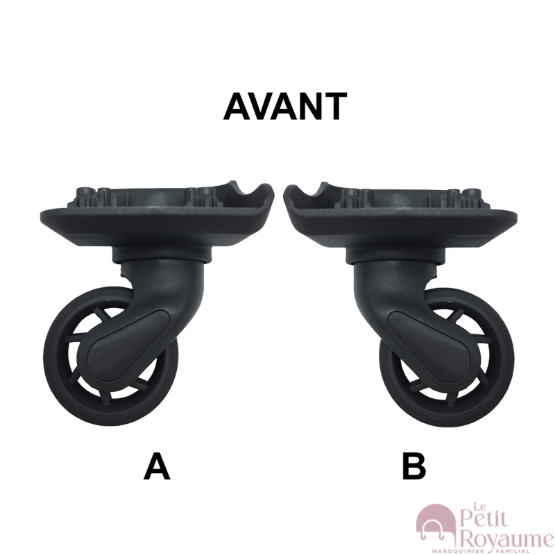 Single replacement wheels D056 for 4-wheeled softside luggages, suitable for many brands such as Samsonite