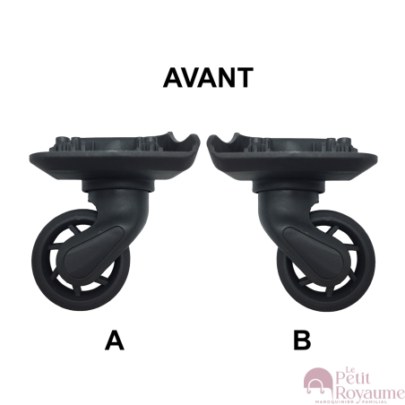 Single replacement wheels D056 for 4-wheeled softside luggages, suitable for many brands such as Samsonite