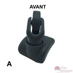 Single replacement wheels D056 for 4-wheeled softside luggages, suitable for many brands such as Samsonite