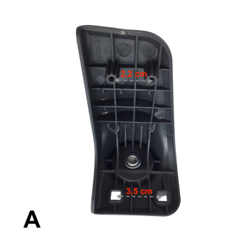 Single replacement wheels D056 for 4-wheeled softside luggages, suitable for many brands such as Samsonite
