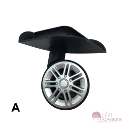 Double replacement wheels 9070-5cm for 4-wheeled hardside luggages, suitable for Jump