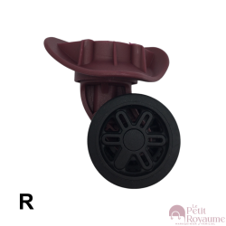 Double replacement wheels FHW546 for 4-wheeled hardside luggages, suitable for Delsey Helium Air 2