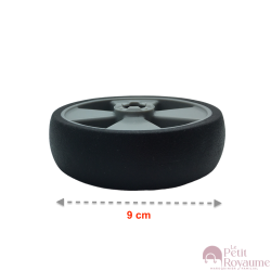 Single replacement wheels 129.004 for 2-wheeled softside and hardside luggages, suitable for many brands