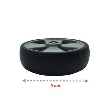 Single replacement wheels 129.004 for 2-wheeled softside and hardside luggages, suitable for many brands