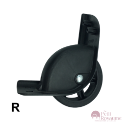 Single replacement wheels FHW208A for 2-wheeled softside luggages or duffel bags, suitable for many brands such as Samsonite