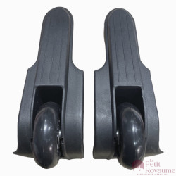 Single replacement wheels SD-136 for 2-wheeled softside luggages, suitable for many brands such as Samsonite, Delsey