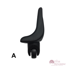 Single replacement wheels 8066/D-247 for 4-wheeled softside luggages, suitable for many brands such as Lys and David Jones