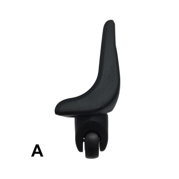 Single replacement wheels 8066/D-247 for 4-wheeled softside luggages, suitable for many brands such as Lys and David Jones