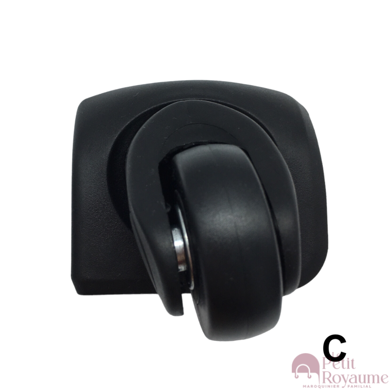 Single replacement wheels 8066/D-247 for 4-wheeled softside luggages, suitable for many brands such as Lys and David Jones