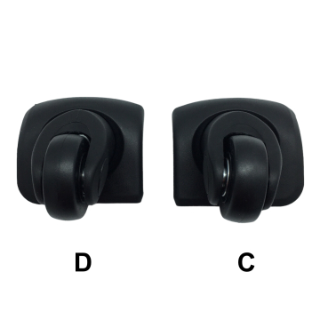 Roulettes simples 8066/D-247 valises toiles compatibles avec Lys et David Jones