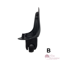 Single replacement wheels 8066/D-247 for 4-wheeled softside luggages, suitable for many brands such as Lys and David Jones