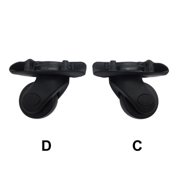 Single replacement wheels 8066/D-247 for 4-wheeled softside luggages, suitable for many brands such as Lys and David Jones