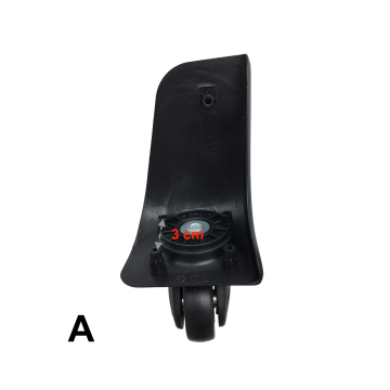 Single replacement wheels 8066/D-247 for 4-wheeled softside luggages, suitable for many brands such as Lys and David Jones