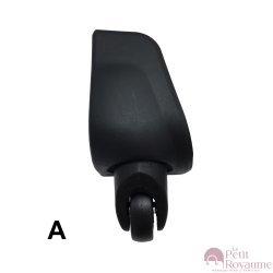 Single replacement wheels 8066/D-247 for 4-wheeled softside luggages, suitable for many brands such as Lys and David Jones