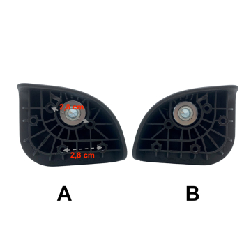 Double replacement wheels D541 diameter 5,5 cm, suitable for American Tourister Modern Dream Cabine