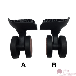 Double replacement wheels D541 diameter 5,5 cm, suitable for American Tourister Modern Dream Cabine