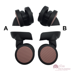 Double replacement wheels D541 diameter 5,5 cm, suitable for American Tourister Modern Dream Cabine