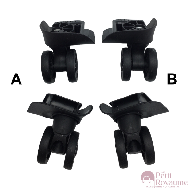 Double replacement wheels HL040ps for 4wheeled hardside luggages, suitable for American