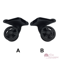 Double replacement wheels HL-040gs for 4-wheeled hardside luggages, suitable for American Tourister Sunside 69cm, 75cm, 81cm