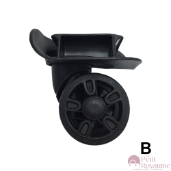 Double replacement wheels HL-040gs for 4-wheeled hardside luggages, suitable for American Tourister Sunside 69cm, 75cm, 81cm
