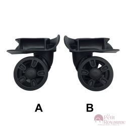 Double replacement wheels HL-040gs for 4-wheeled hardside luggages, suitable for American Tourister Sunside 69cm, 75cm, 81cm