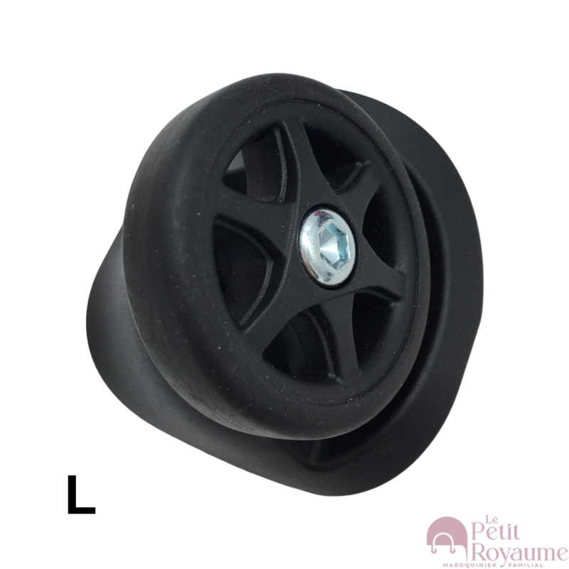 Single replacement wheels D414 for 2-wheeled softside luggages or duffel bags, suitable for Samsonite, Delsey