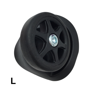Single replacement wheels D414 for 2-wheeled softside luggages or duffel bags, suitable for Samsonite, Delsey