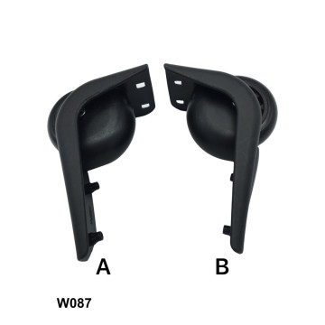 Single replacement wheels W087 for 2-wheeled softside luggages or duffel bags, suitable for many brands such as Samsonite