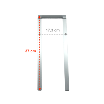 Tige télescopique double (37cmx17,3cm) avec poignée complète compatible valise Samsonite S'cure 81cm