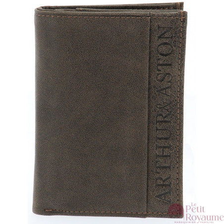 Portefeuille Arthur & Aston en cuir de vachette 1438-800