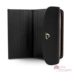 Leather back to back organizer wallet Lancaster 123-23