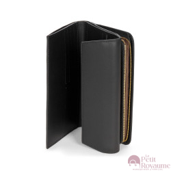 Leather back to back organizer wallet Lancaster 128-53