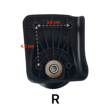 Roulettes simples SD-216/A-70 valises toiles compatibles valises Samsonite Delsey