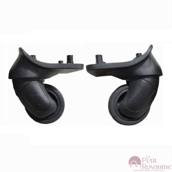 Single replacement wheels A-70 for 4-wheeled softside luggages, suitable for many brands such as Samsonite, Delsey