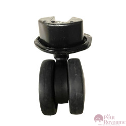 Double replacement wheels 23-27 for 4-wheeled hardside luggages, suitable for Samsonite Optic