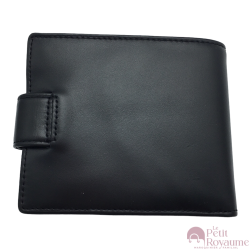 Italian leather wallet with snap Lancaster 128-11