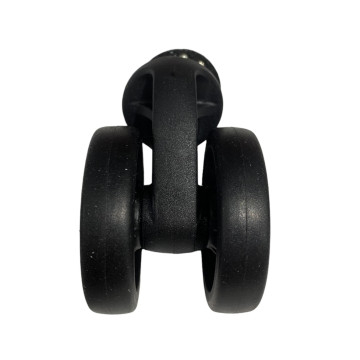 Double replacement wheels RDA1 for 4-wheeled hardside or softside luggages, suitable for many brands such as Samsonite, Delsey